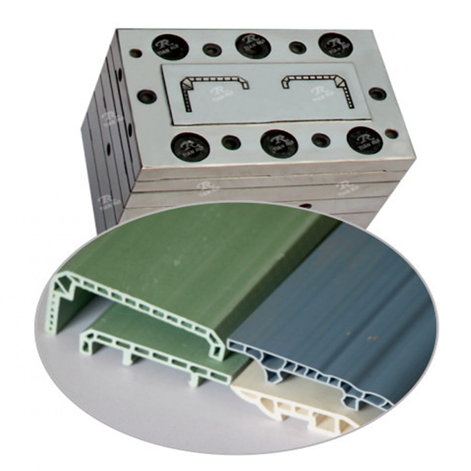 WPC decking board mould