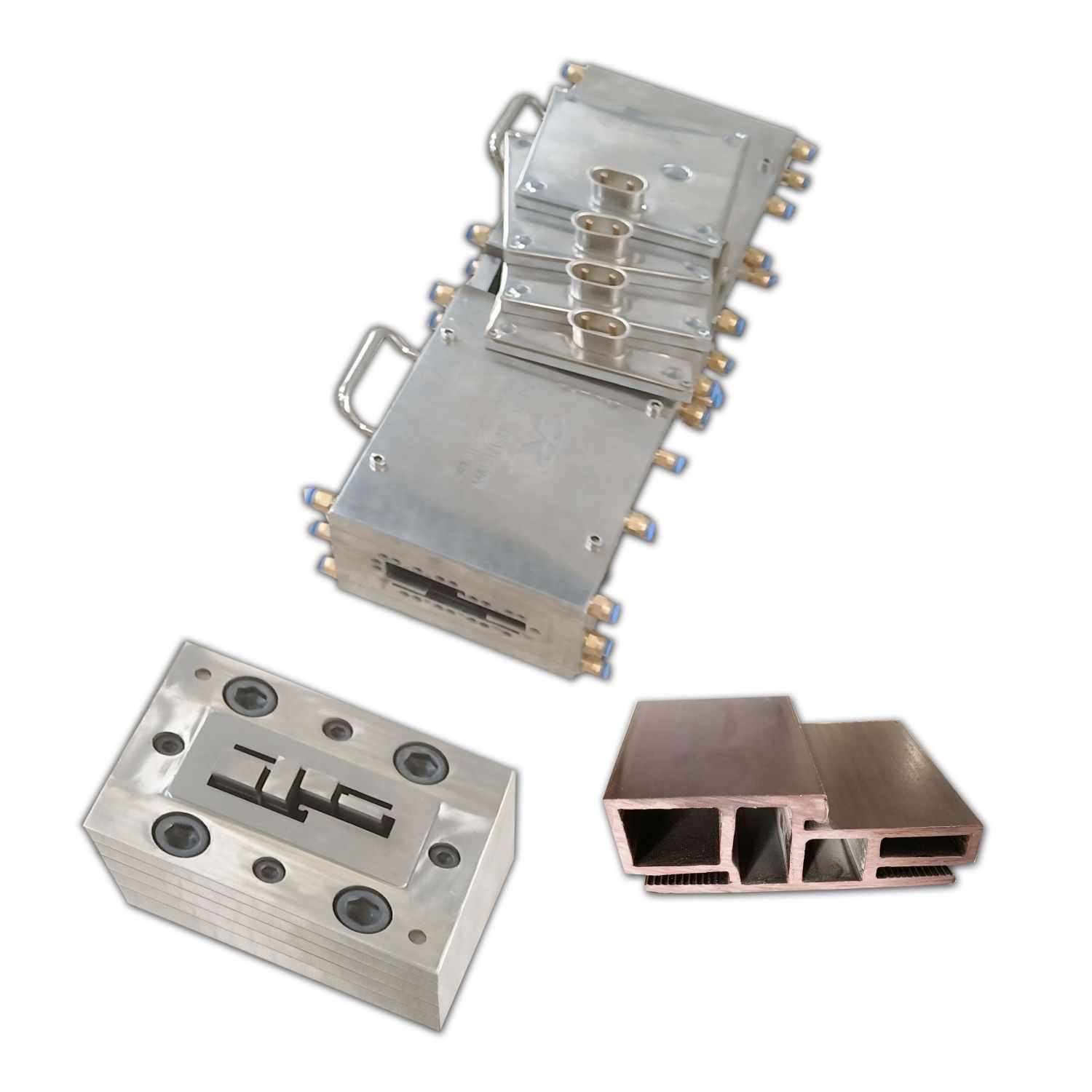 Molding frame extrusion mould/tooling for PVC WPC foam frame