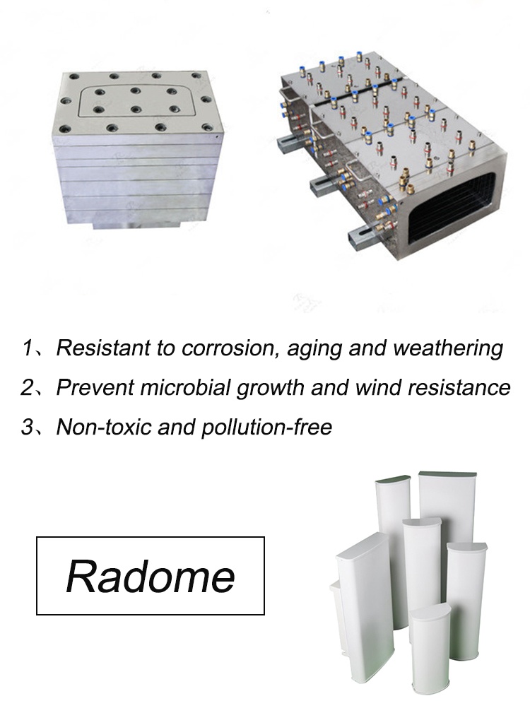 PVC Radome Plastic Profile Extrusion Mold
